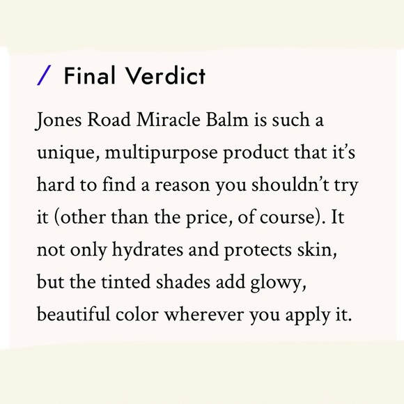 ❗️NOT CUSTOM JONES ROAD Miracle Balm 8g | 4 Color Palette - Picture 9 of 12